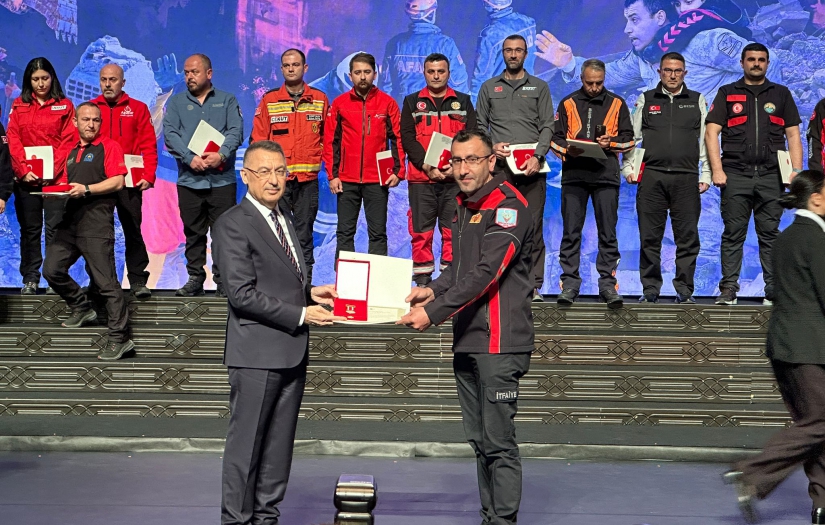 GEBKİM İtfaiyesi’ne Devlet Üstün Fedakârlık Madalyası ve Nişanı Verildi