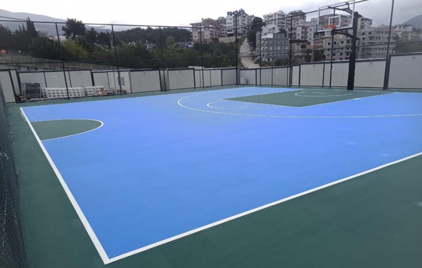 Hatay'da depremzedeler için basketbol köyü kuruldu