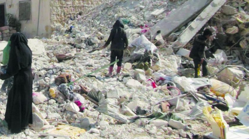 Suriye’de deprem enkazları yoksulların geçim kaynağı