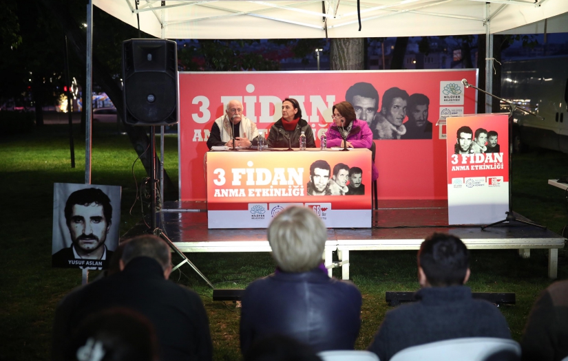 3 Fidan Nilüfer’de anıldı