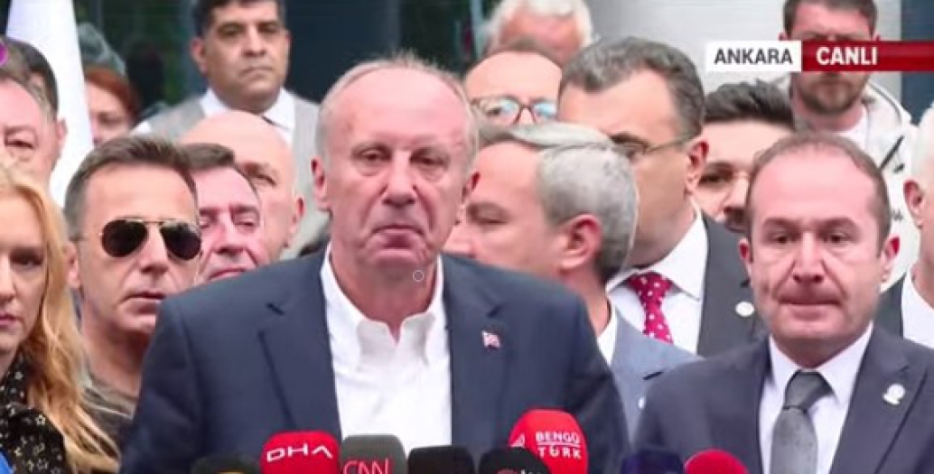 Muharrem İnce: "Adaylıktan çekiliyorum!.."