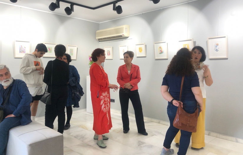 Sanatçı Bahar Kılıç Kişisel Sergisi Açıldı.