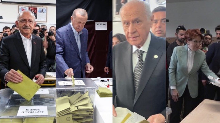 Siyasiler oylarını kullandı