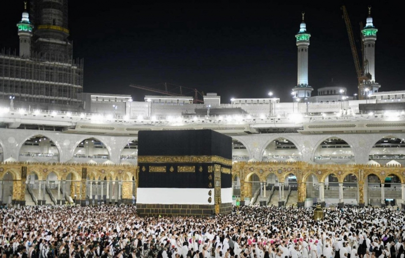 Hacılar, Kurban Bayramı’nın ilk gününde İfaza Tavafı yaptı