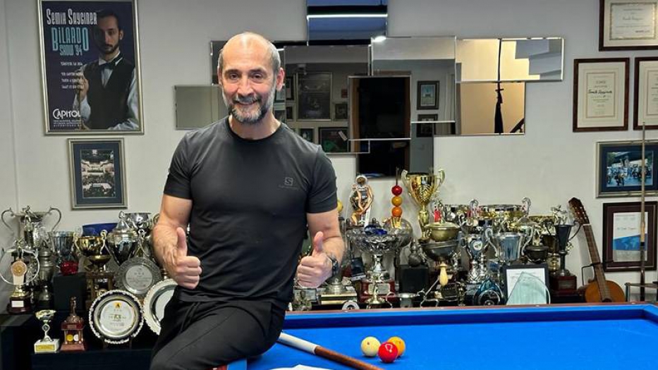 Semih Saygıner, PBA Bilardo Ligindeki ilk sezonun ilk ayağında şampiyon oldu