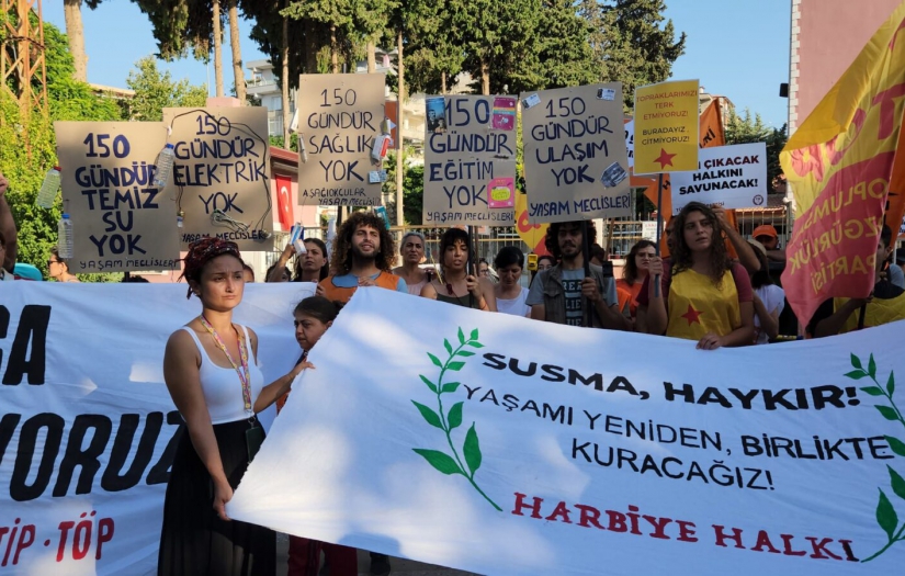 Hataylılar depremin 150’inci gününde yürüdüler