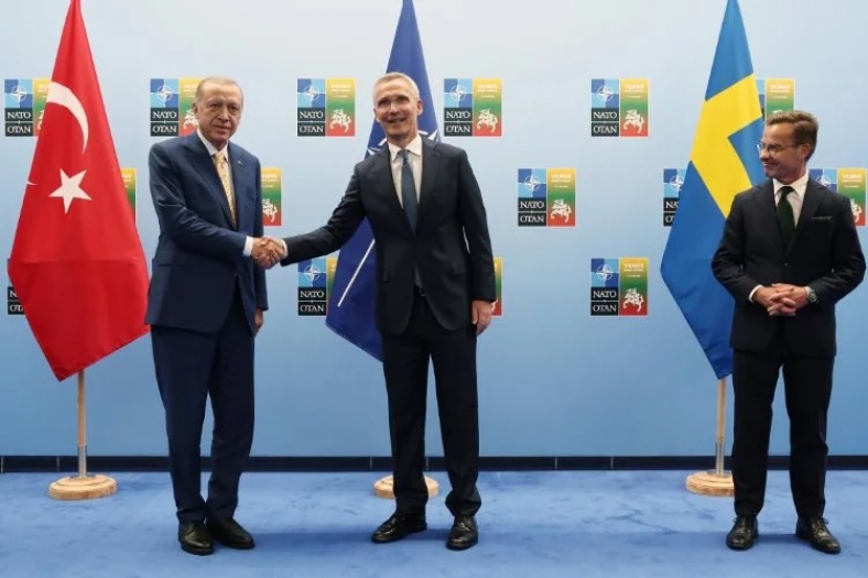 Litvanya'da üçlü görüşme gerçekleşti