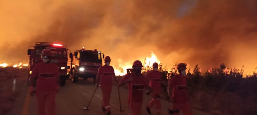 AKUT ekipleri, Çanakkale ve Bursa/Yenice’de çalışmalara destek için sahada