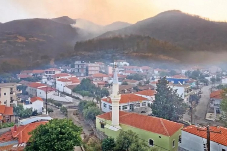 Batı Trakya'daki yangından zarar gören Türkler için yardım kampanyası