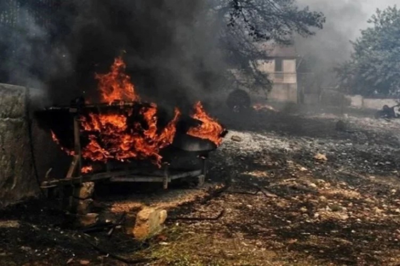 Batı Trakya Dedeağaç'ta yangın nedeniyle acil durum ilan edildi