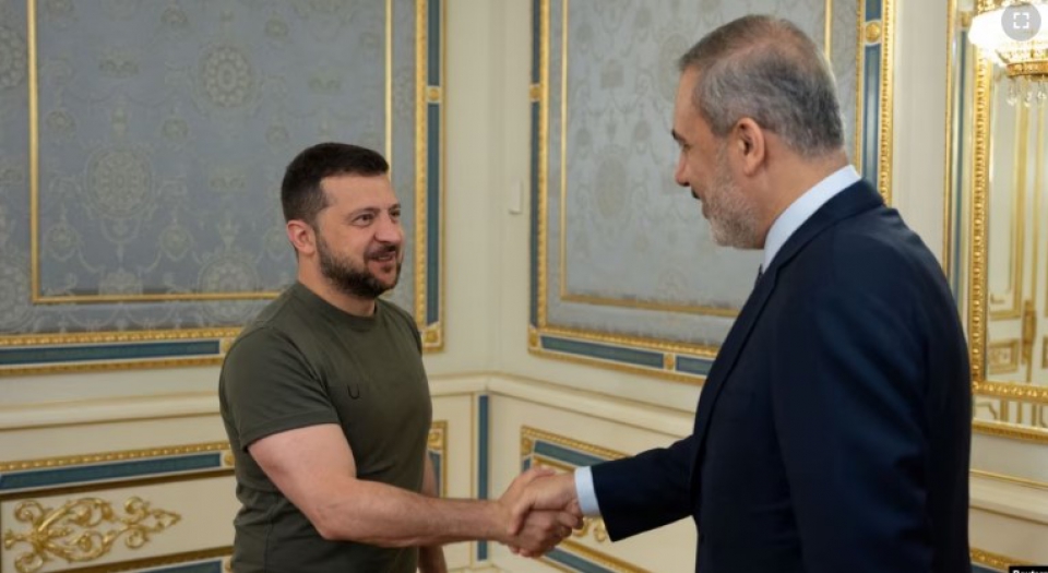 Dışişleri Bakanı Fidan Kiev’de Zelenski ile görüştü