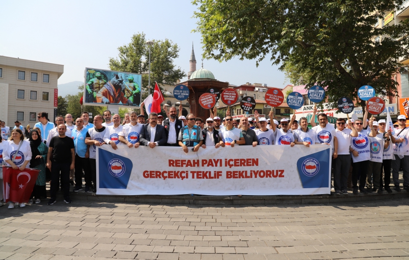Memur-Sen Bursa İl Temsilcisi Ramazan Acar; "Alın terinden tasarruf olmaz!.."