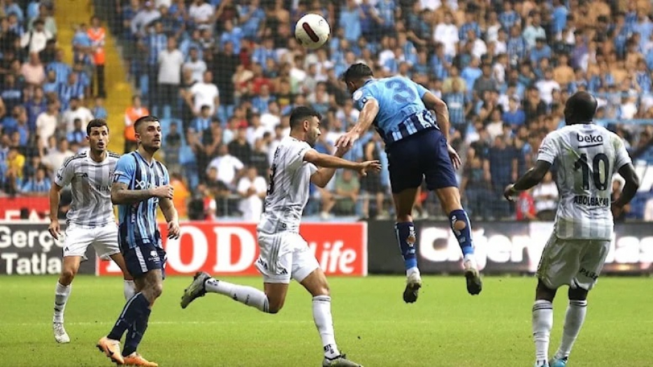 Adana Demirspor Beşiktaş maçında gol yağmuru