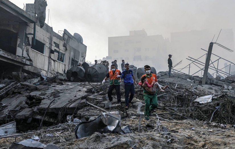 İsrail Gazze’ye öncekilere nispeten ‘büyük bir saldırı’ düzenledi