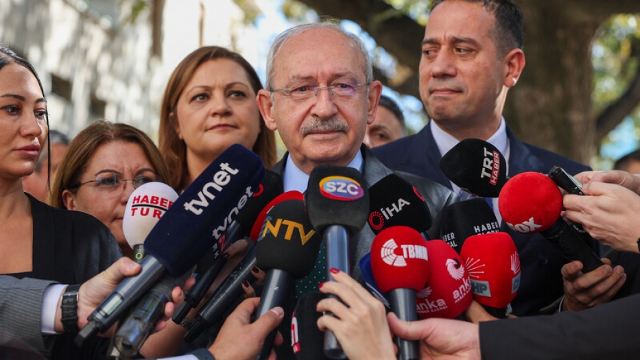 Kılıçdaroğlu Meclis Başkanı Numan Kurtulmuş'u ziyaret etti