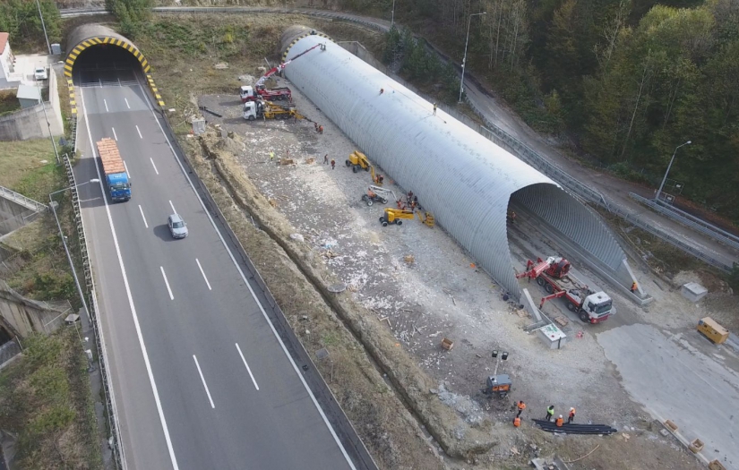 Bolu Dağı Tüneli'nin uzunluğu 3 bin 115 metreye çıkartıldı
