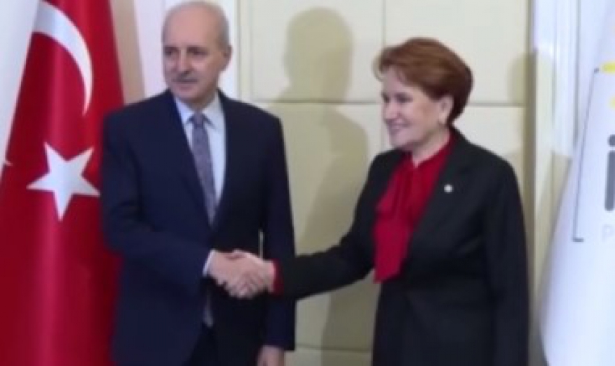 Meclis Başkanı Kurtulmuş, Akşener'i ziyaret etti