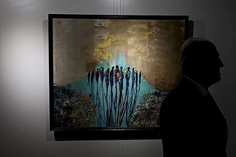 Ankara'da "Kuzey Makedonya'dan Ressamlar Sergisi" açıldı