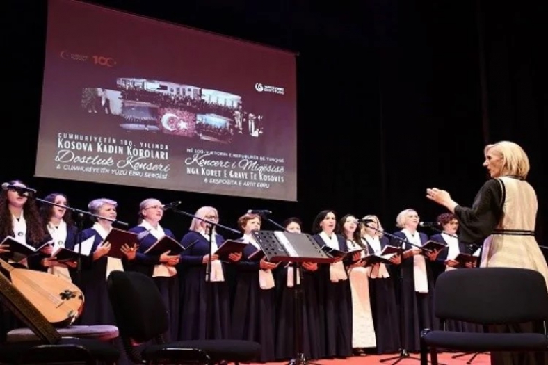 Kosova'da Türkiye Cumhuriyeti'nin 100. yılı dolayısıyla "Dostluk Konseri"