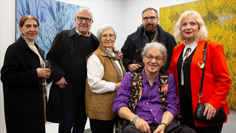 Ressam Ahmet Yeşil’in “İz/ler” başlıklı yeni kişisel sergisi açıldı