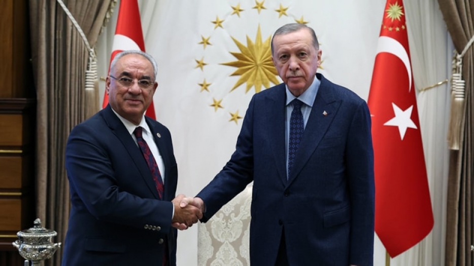 Erdoğan, Aksakal ve Destici görüştü