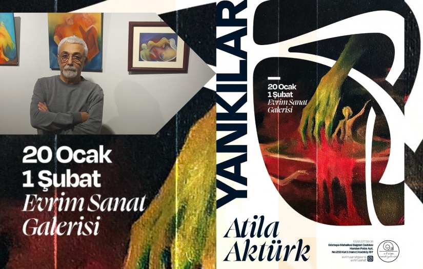 Öykülerini Resmeden Atila Aktürk'ten “Yankılar” Sergisi