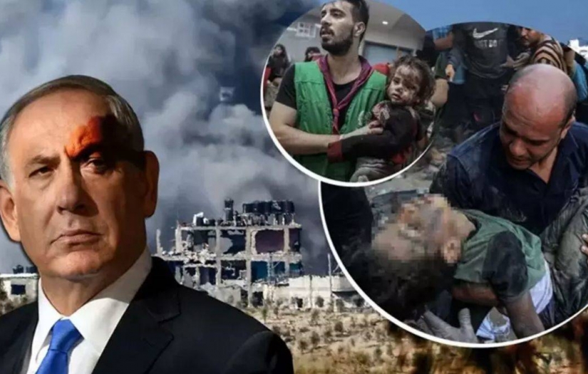 Gazze kasabı Netanyahu yardımların önünü tıkadı