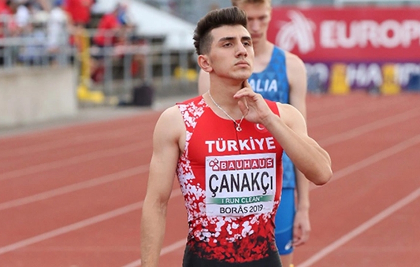 Milli atlet İlyas Çanakçı'dan 400 metrede ikincilik