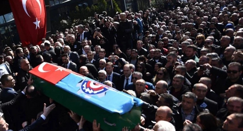 TÜRK-İŞ Genel Başkan Yardımcısı Kavlak, son yolculuğuna uğurlandı