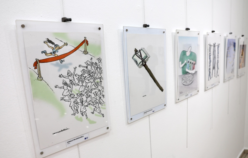 Aydın Doğan Uluslararası Karikatür Yarışması Sergisi Nilüfer’de