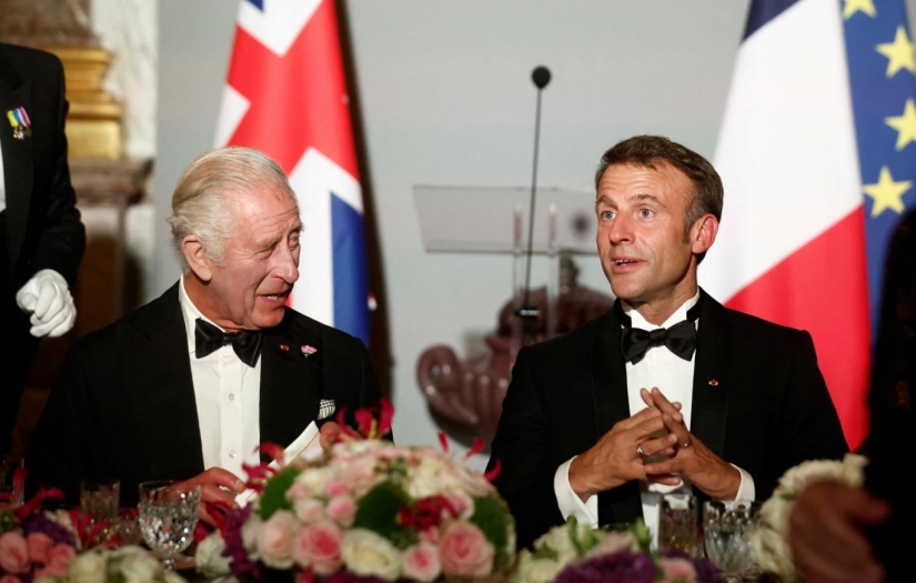 Macron, Kral Charles için verdiği yemeğe 475 bin euro harcamış