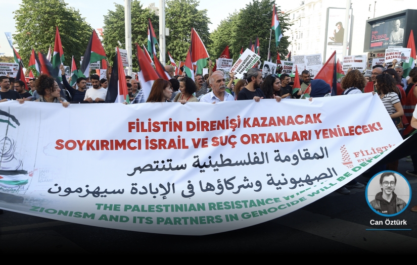 İstanbul'da Filistin yürüyüşü: "Zafer Filistin halkının, özgürlük Filistin toprağının olacak"