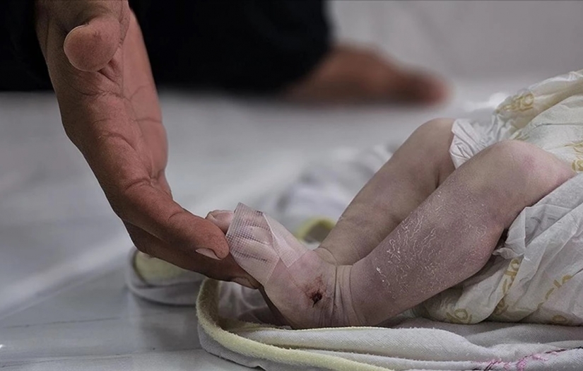 Gazze'de son bir haftada dondurucu soğuktan şehit olan bebeklerin sayısı 5'e yükseldi