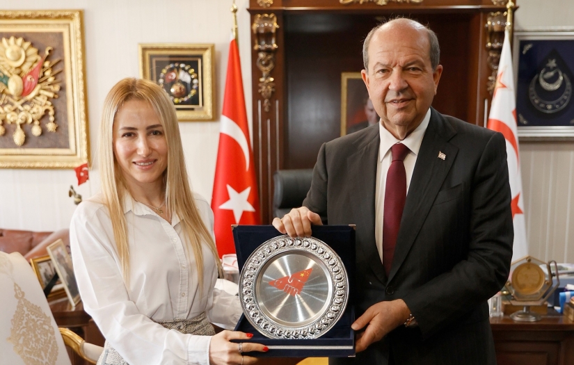 Türkiye Çin Geliştirme ve Destekleme Derneği’nden Cumhurbaşkanı Tatar’a ziyaret