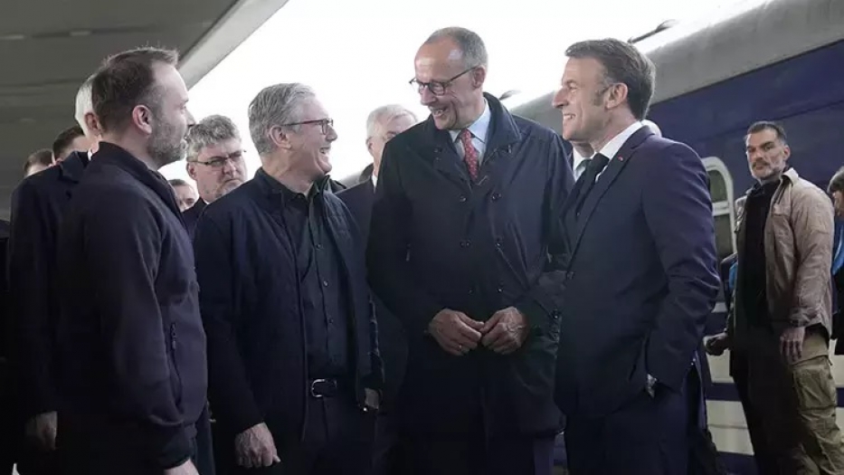 Avrupalı liderler, ateşkes talebiyle Ukrayna'da