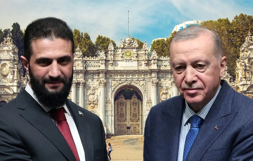 Erdoğan ve Şara Dolmabahçe'de: Sürpriz görüşme