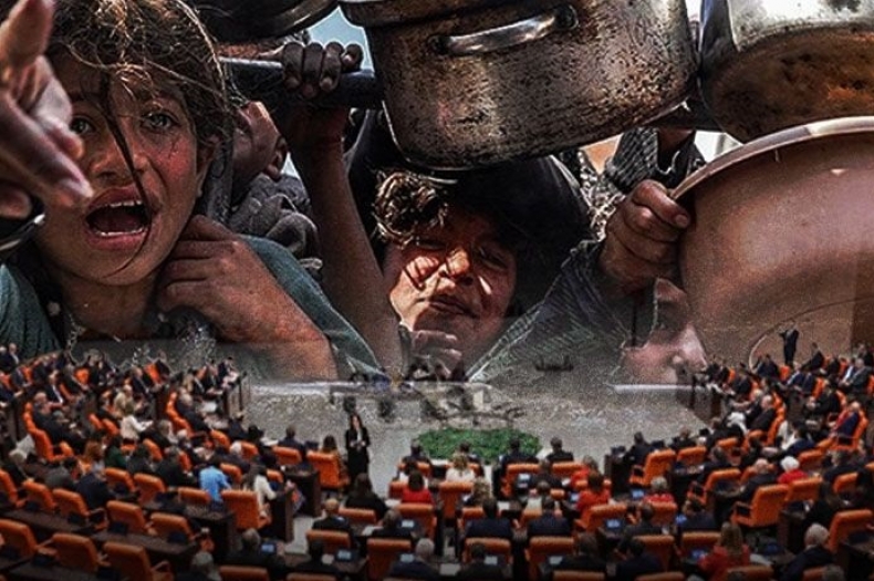 Meclis'te Gazze’ye insani yardım ulaştırılmasına ilişkin önergeyi kimler reddetti?