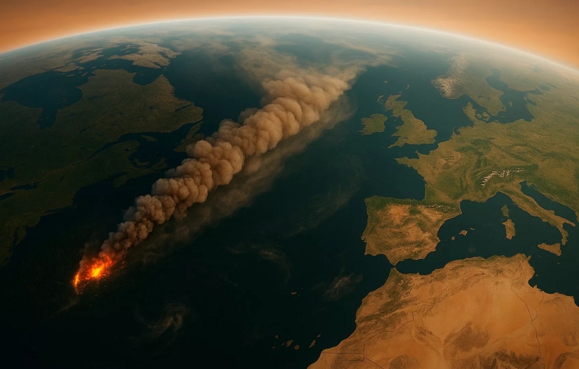 Kanada yangınlarının dumanı Avrupa'ya ulaştı: Daha kırmızımsı gün batımları yaşanabilir