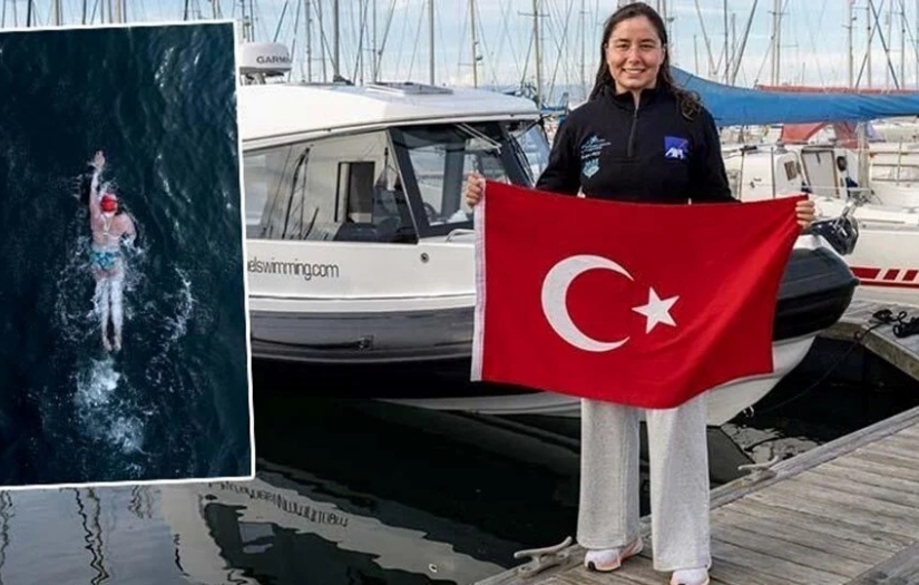 Bengisu Avcı'dan rekor! Ocean’s 7’de Kuzey Kanalı'nı başarıyla geçti