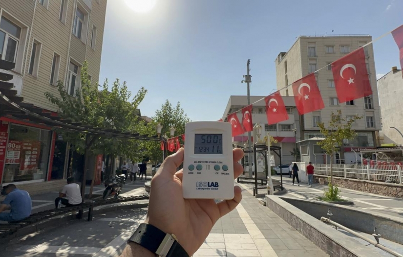 Şırnak'ta sıcaklık 50 dereceyi aştı