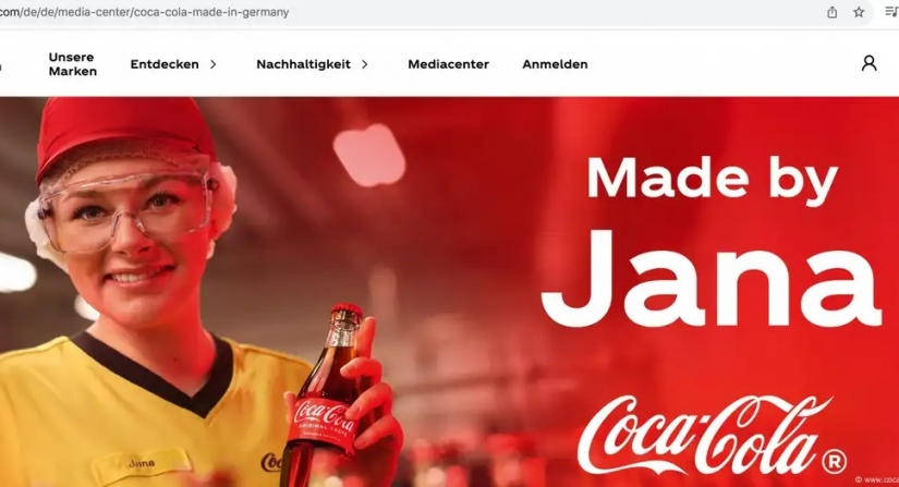 Almanya'da boykot edilen Coca Cola'ya kamuflaj