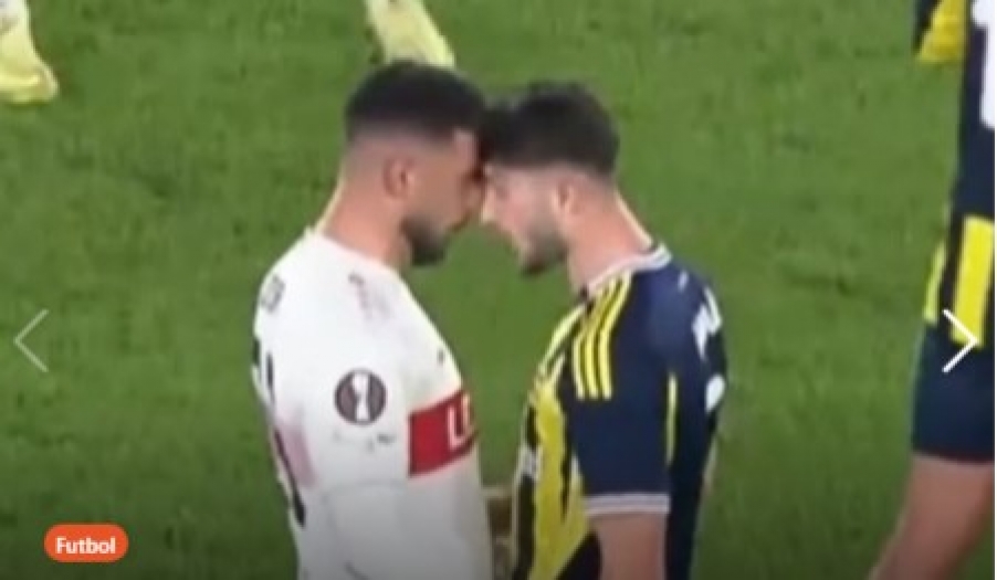 Fenerbahçe-Stuttgart maçında saha karıştı