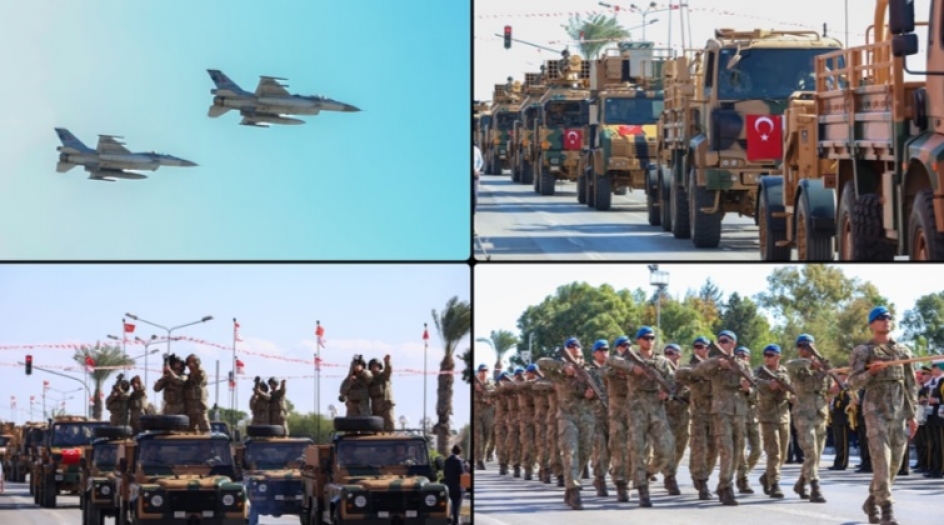 KKTC'nin 42. kuruluş yıl dönümü ve 15 Kasım Cumhuriyet Bayramı törenlerle kutlandı