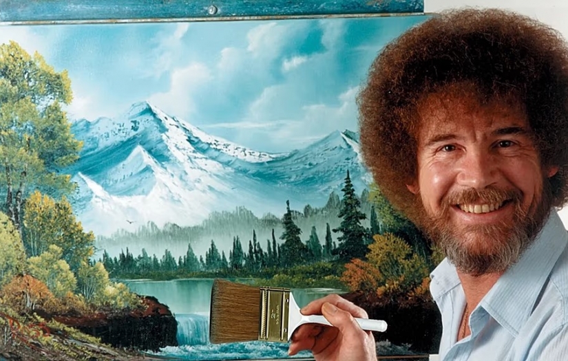 Ünlü ressam Bob Ross’un tabloları tahminleri aşarak açık artırmada 600 bin dolara satıldı