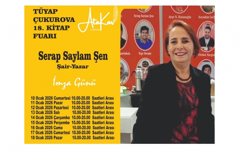 Şair SERAP SAYLAM ŞEN yazdı: "