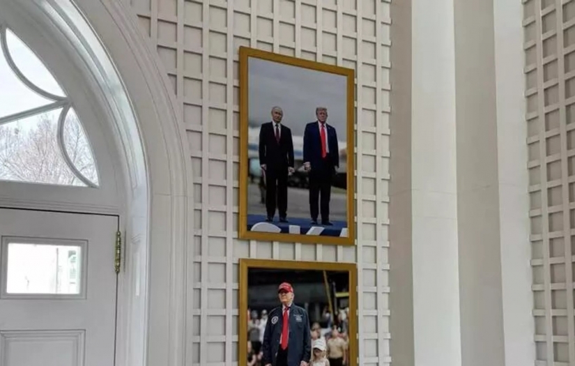 Trump, Beyaz Saray’a Putin’le olan fotoğrafını astı