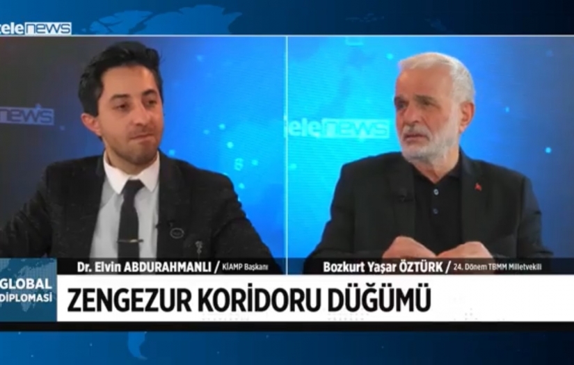 Dr. Elvin Abdurahmanlı Telenews ekranlarında: "TDT’nin 2040 Şafağı: Masada Güç, Sahada Birlik"
