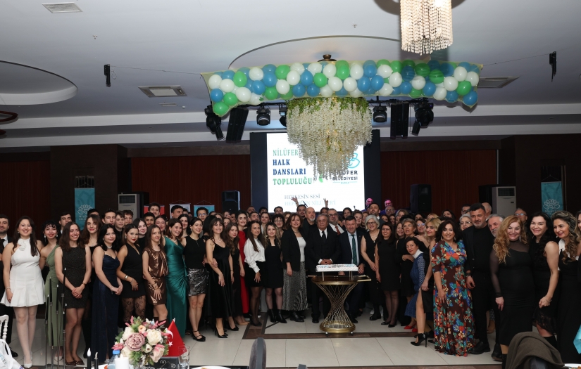 Nilüfer Halk Dansları Topluluğu’ndan 25’inci yıla özel kutlama