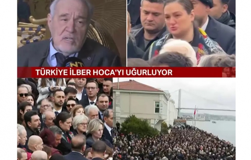 İlber Ortaylı'ya son veda. Fatih Camii Haziresi'ne defnedilecek