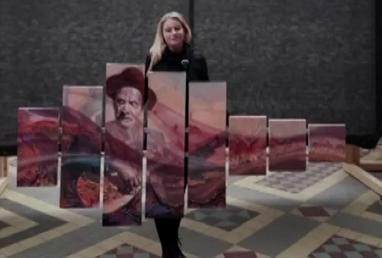 Rus ressamın 'Aşık Veysel Portresi'ne 'Laureate' ödülü